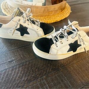 Stylish Black and White Kids Shoes